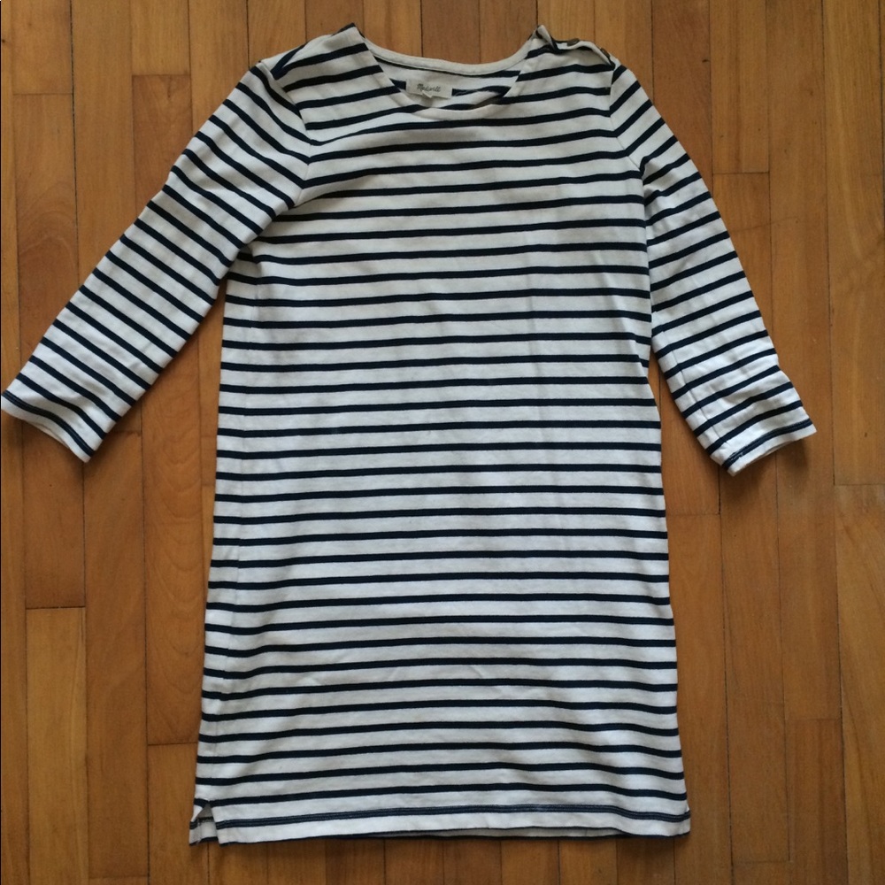 Madewell Striped Knit Dress XS